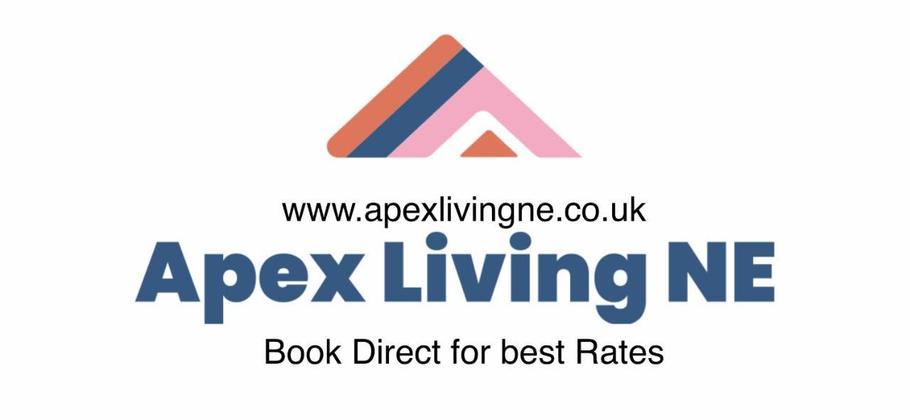 Apexlivingne - Luxury Balcony Apartment, Double Bed, Wifi 선덜랜드 외부 사진